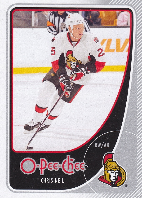 Hockey card Chris Neil