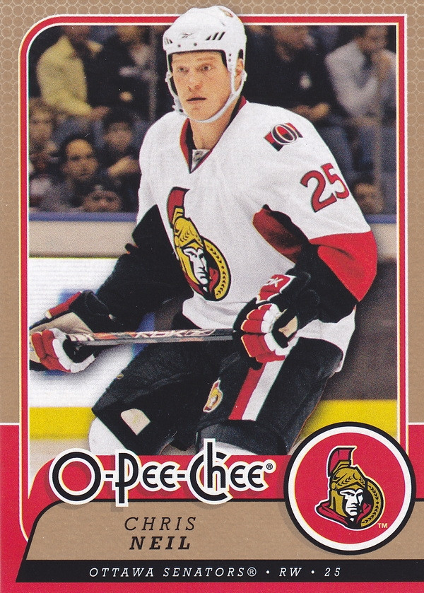 Hockey card Chris Neil