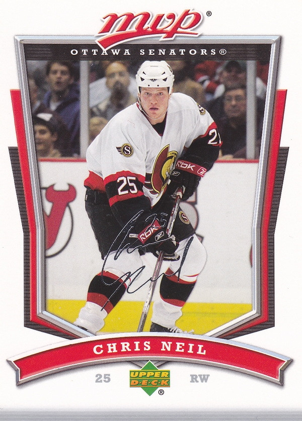 Hockey card Chris Neil