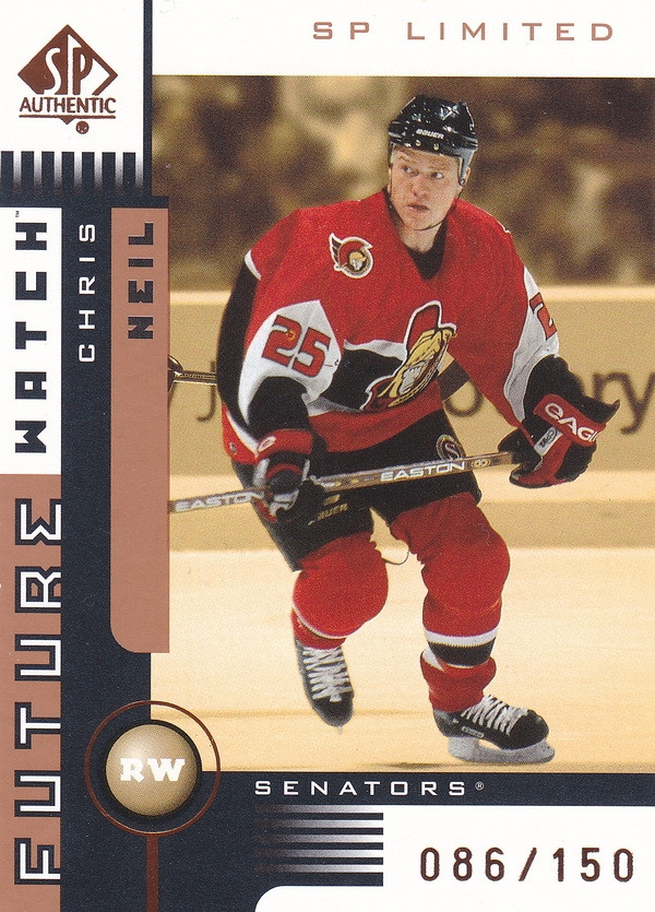 Hockey card Chris Neil