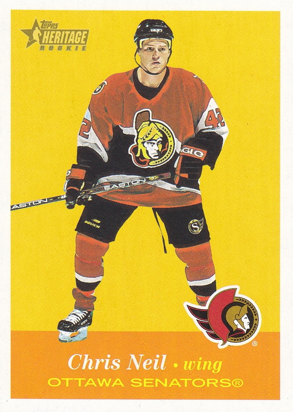Hockey card Chris Neil