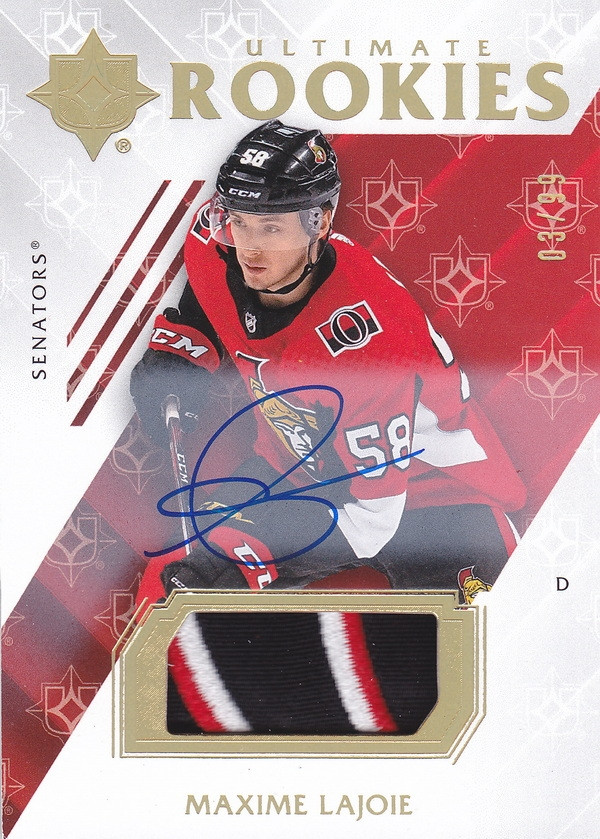 Hockey card Max Lajoie