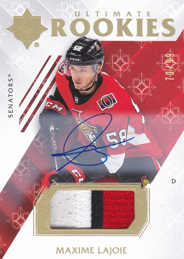 Hockey card Max Lajoie