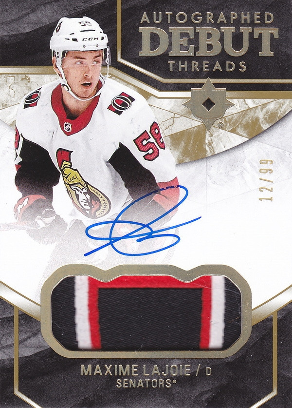 Hockey card Max Lajoie