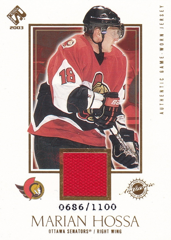 Hockey card Marian Hossa