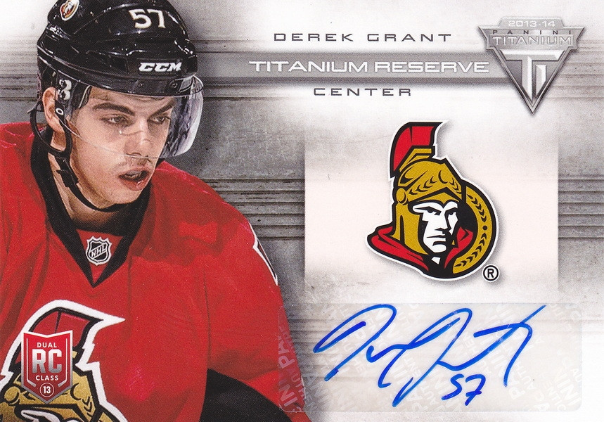Hockey card Derek Grant