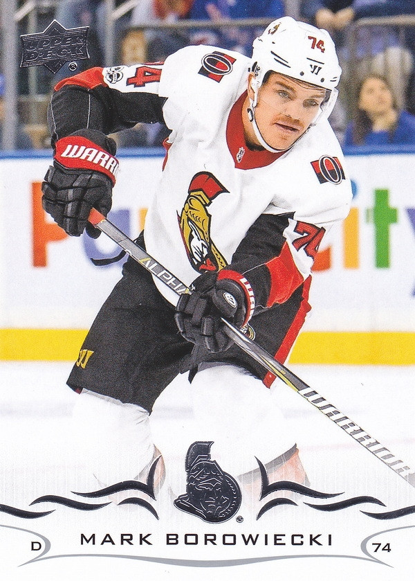 Hockey card Mark Borowiecki