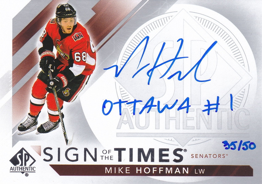 Hockey card Mike Hoffman