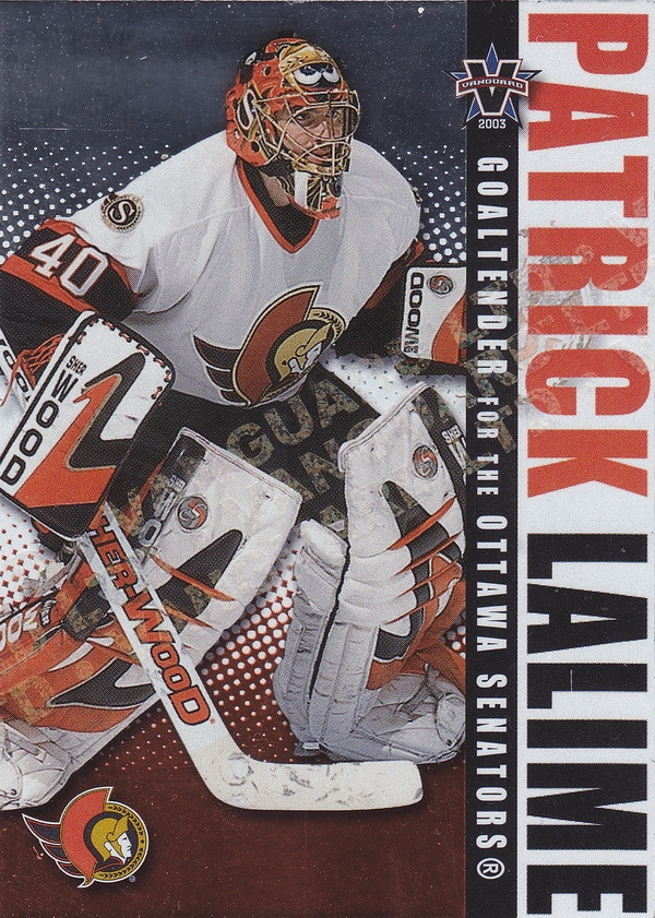 Hockey card Patrick Lalime