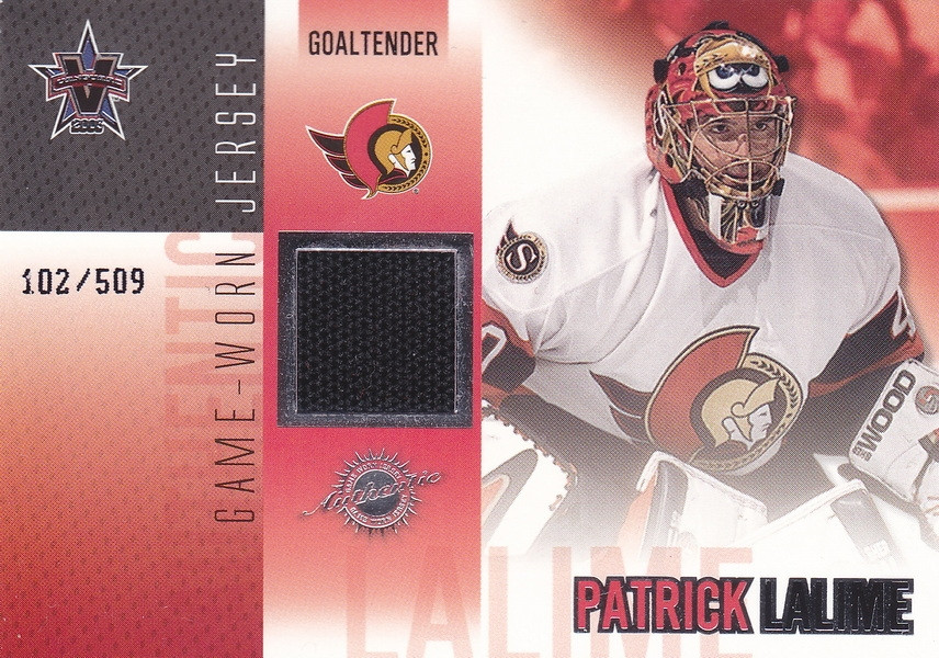 Hockey card Patrick Lalime
