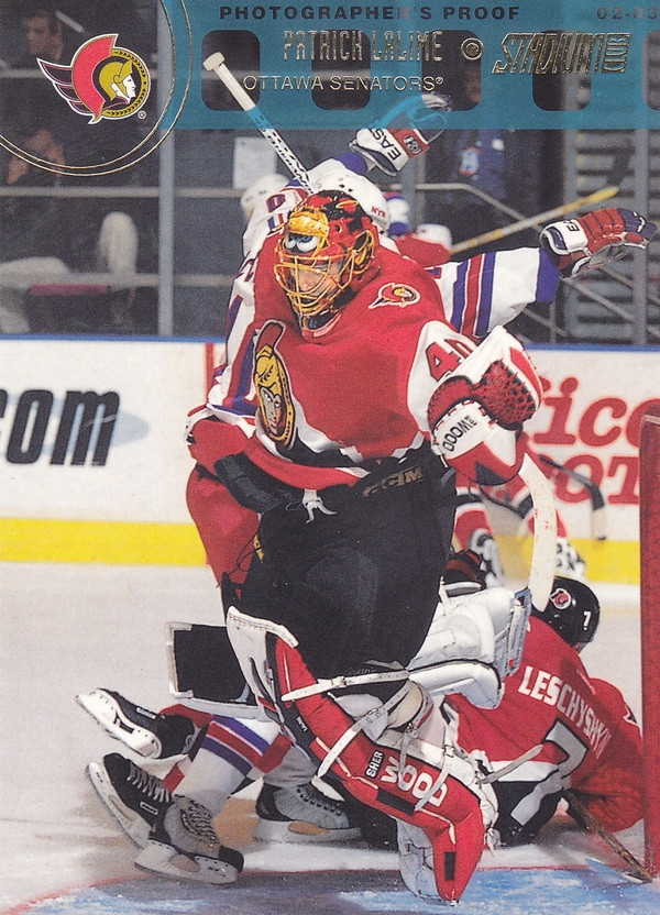 Hockey card Patrick Lalime