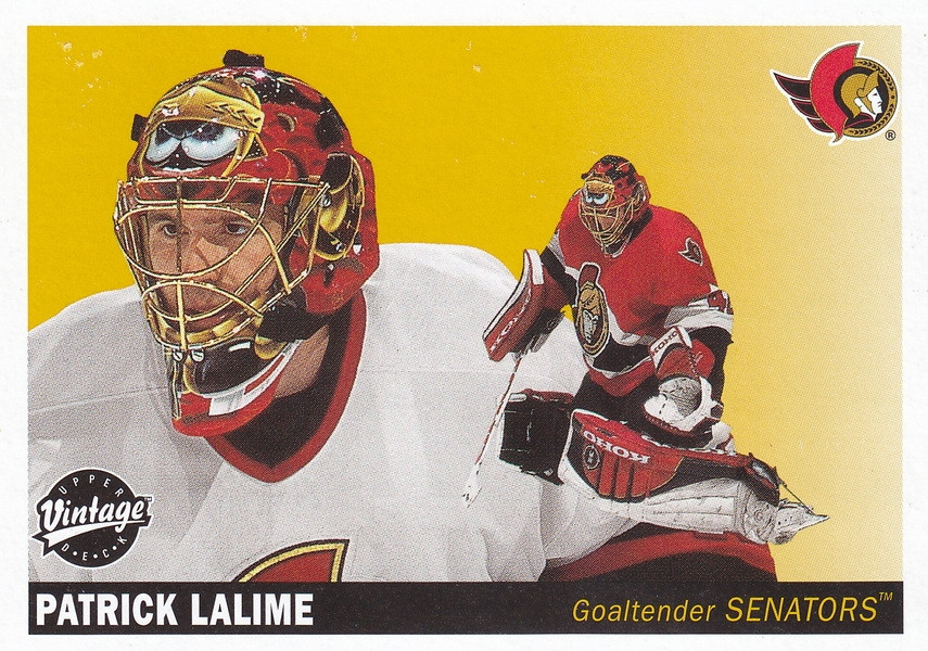 Hockey card Patrick Lalime
