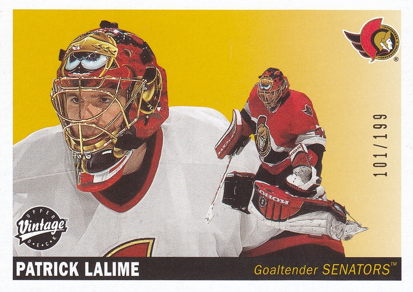 Hockey card Patrick Lalime