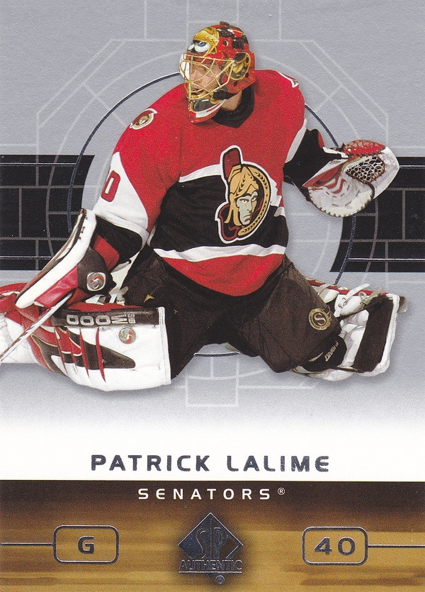 Hockeey card Patrick Lalime