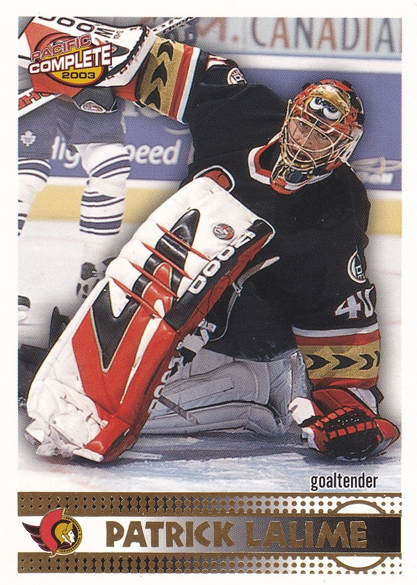 Hockey card Patrick Lalime