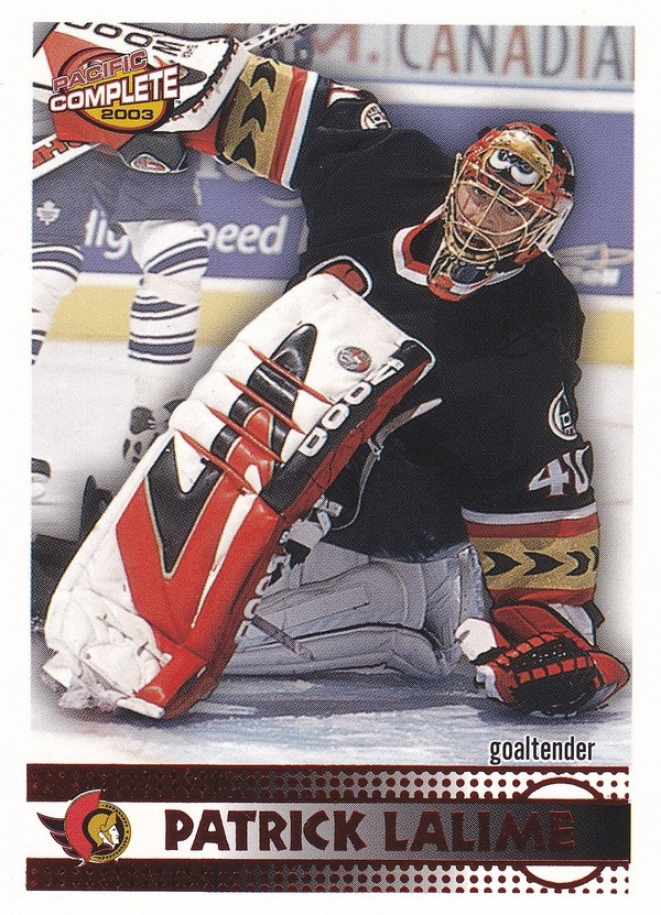 Hockey card Patrick Lalime