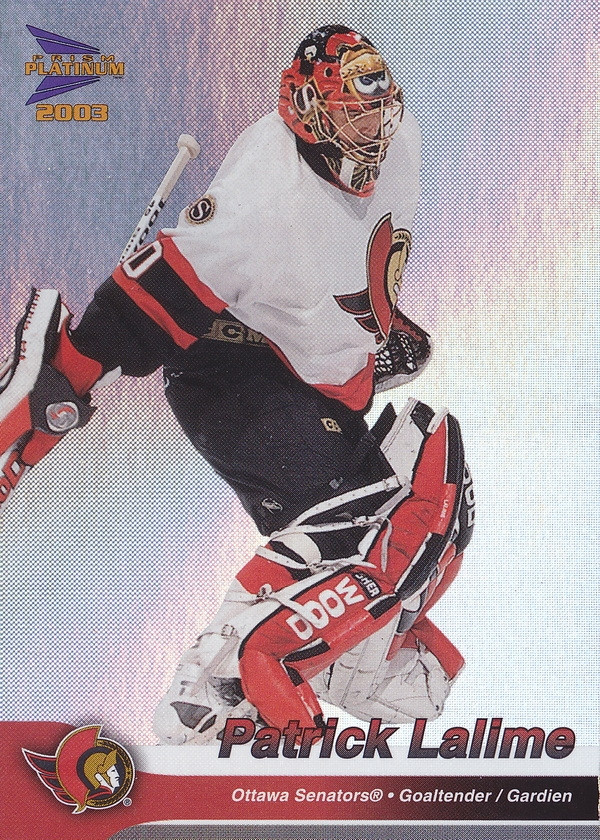 Hockey card Patrick Lalime