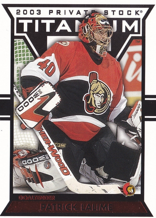 Hockey card Patrick Lalime