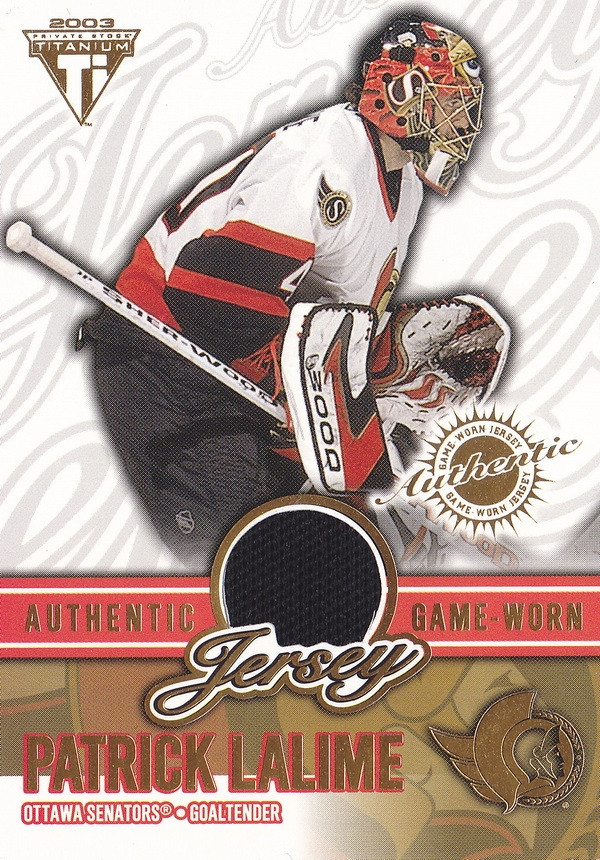 Hockey card Patrick Lalime