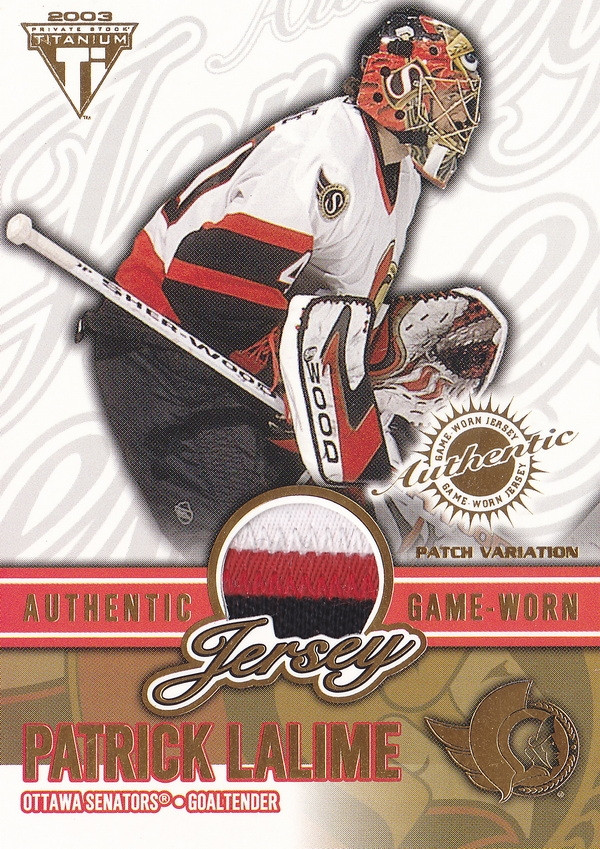 Hockey card Patrick Lalime