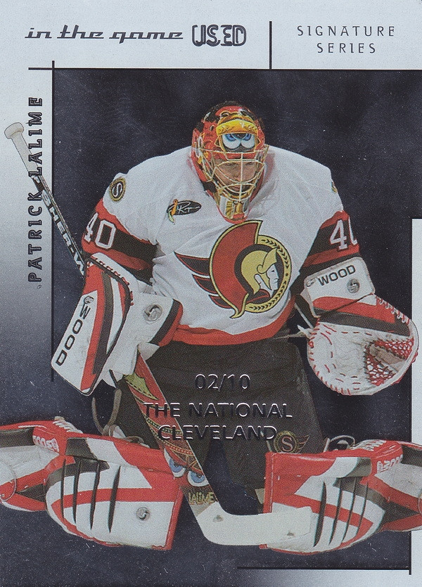 Hockey card Patrick Lalime