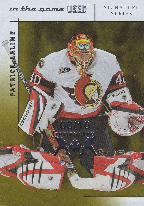 Hockey card Patrick Lalime