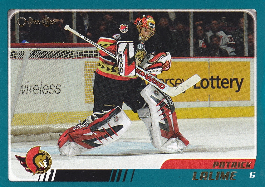 Hockey card Patrick Lalime