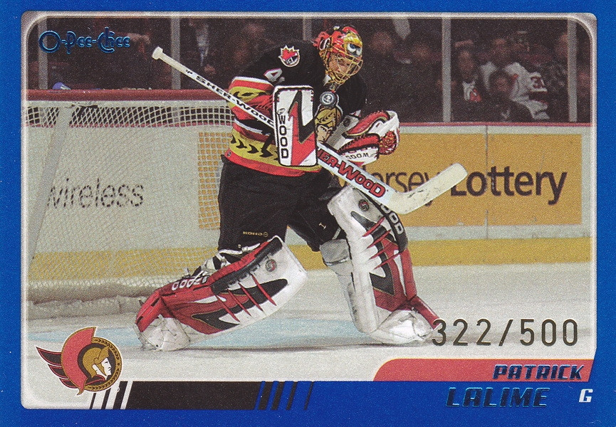 Hockey card Patrick Lalime
