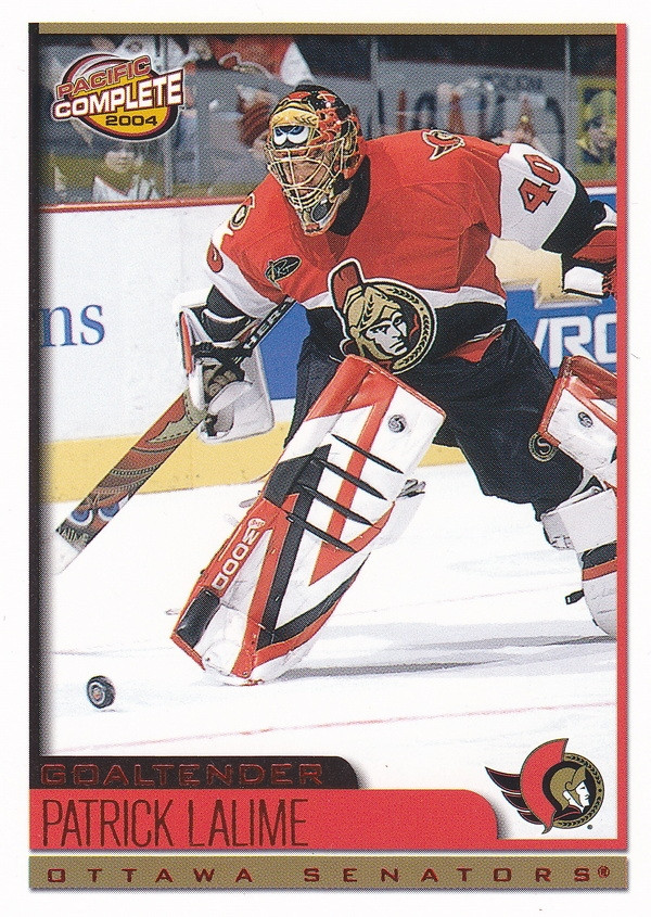 Hockey card Patrick Lalime