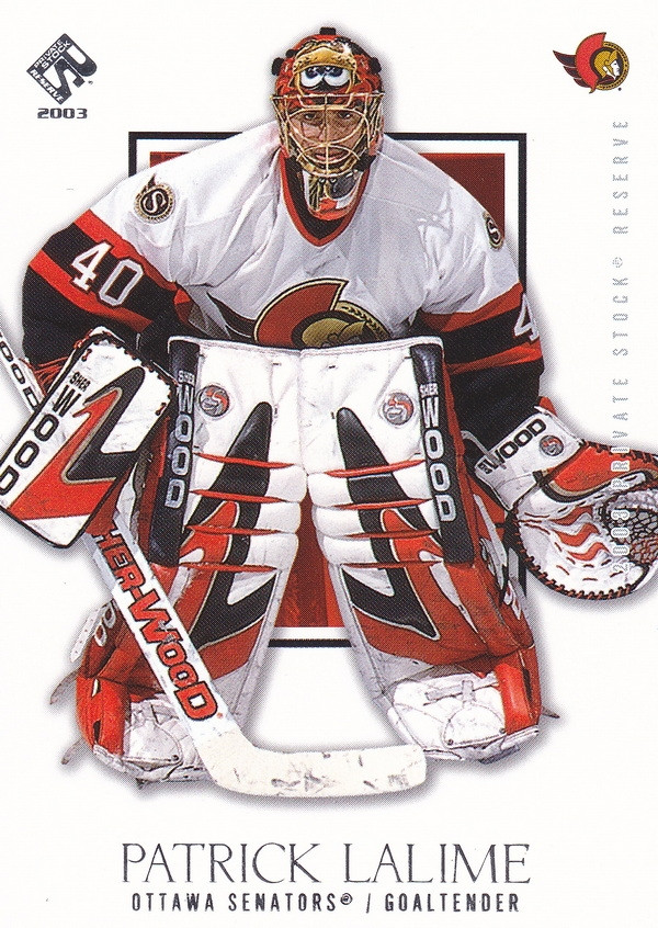 Hockey card Patrick Lalime
