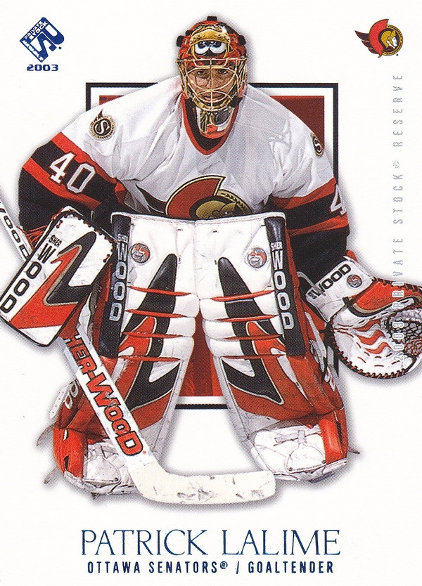 Hockey card Patrick Lalime