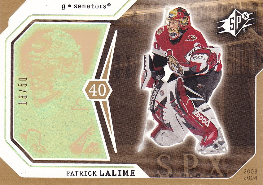 Hockey card Patrick Lalime