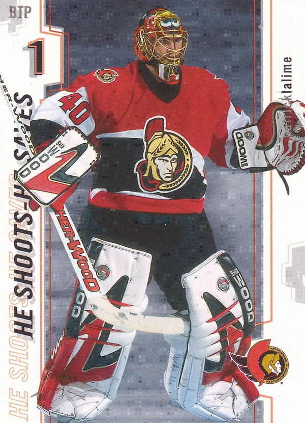 Hockey card Patrick Lalime