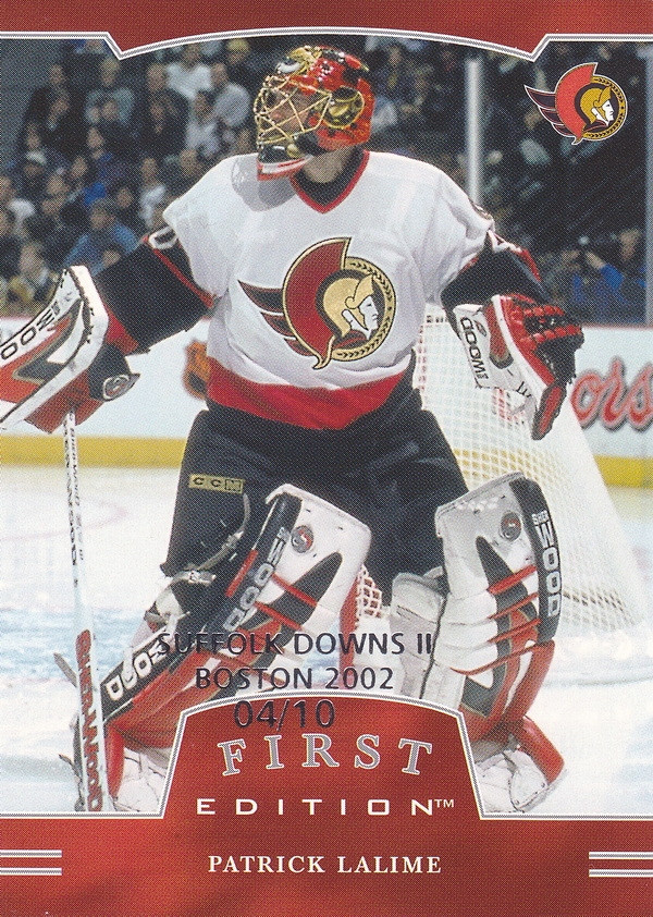 Hockey card Patrick Lalime