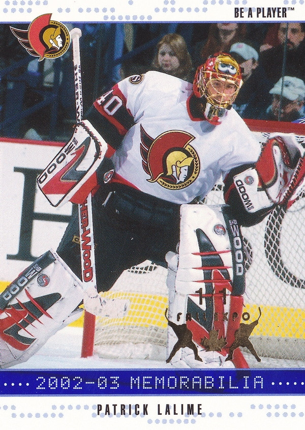 Hockey card Patrick Lalime