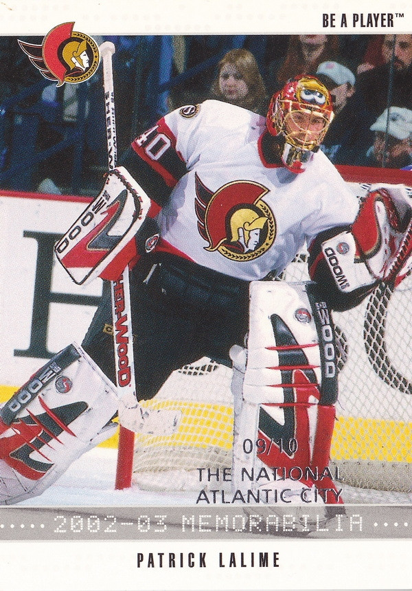 Hockey card Patrick Lalime