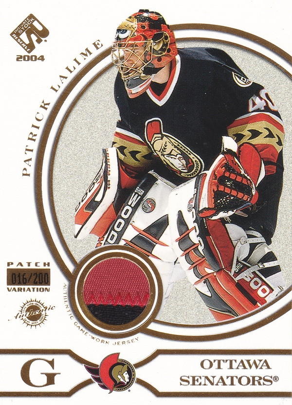 Hockey card Patrick Lalime