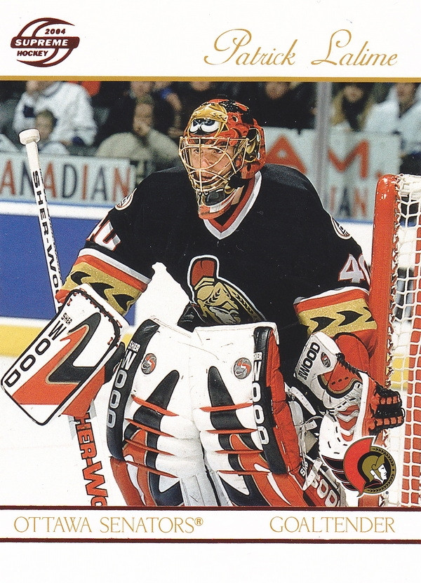 Hockey card Patrick Lalime