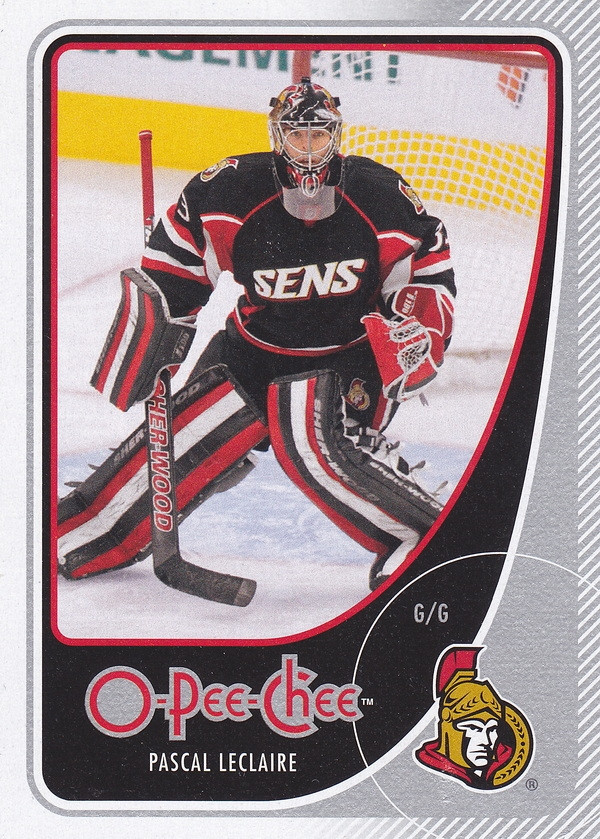 Hockey card Pascal Leclaire