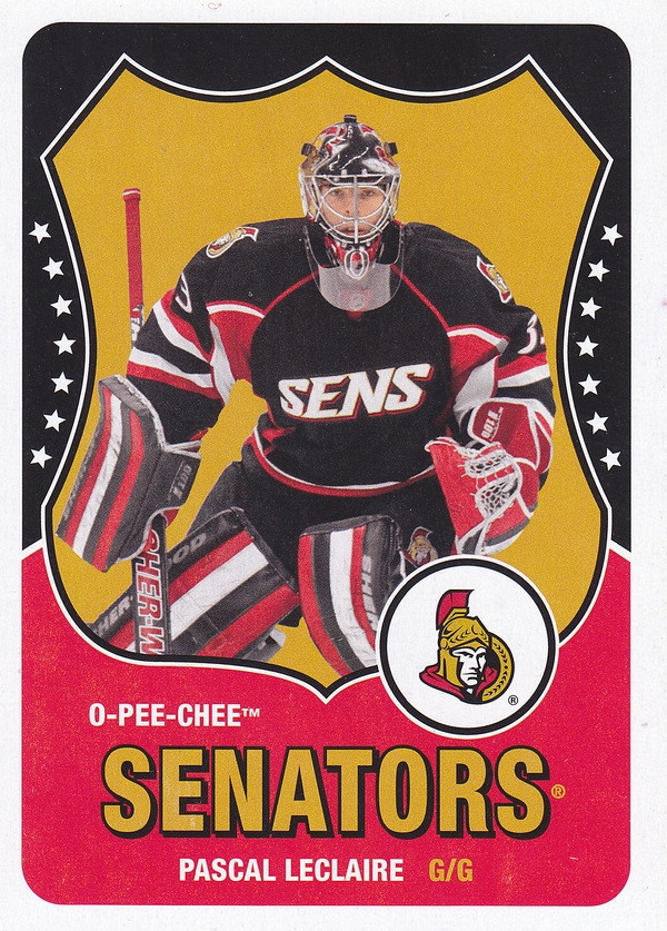 Hockey card Pascal Leclaire