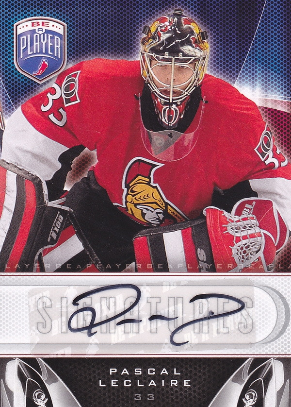Hockey card Pascal Leclaire