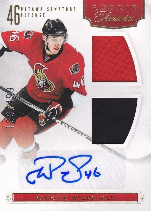 Hockey card Patrick Wiercioch