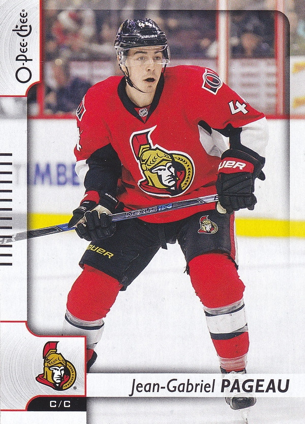 Hockey card Jean-Gabriel Pageau