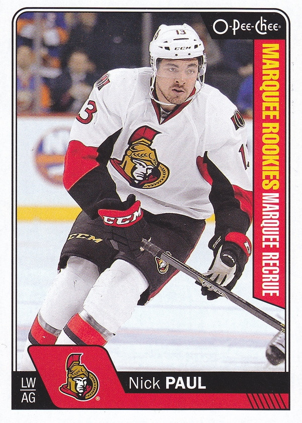 Hockey card Nick Paul