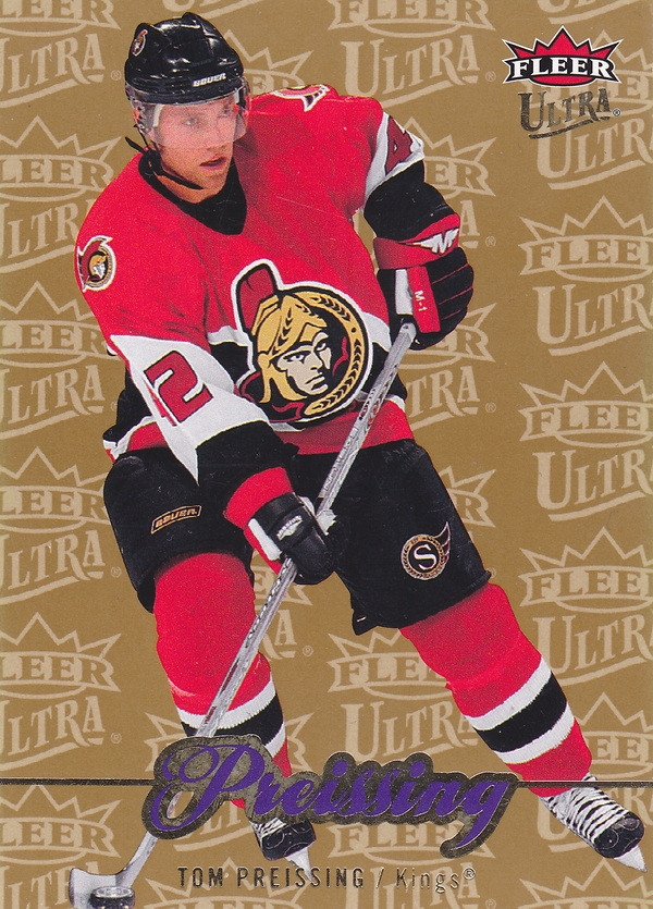 Hockey card Tom Preissing