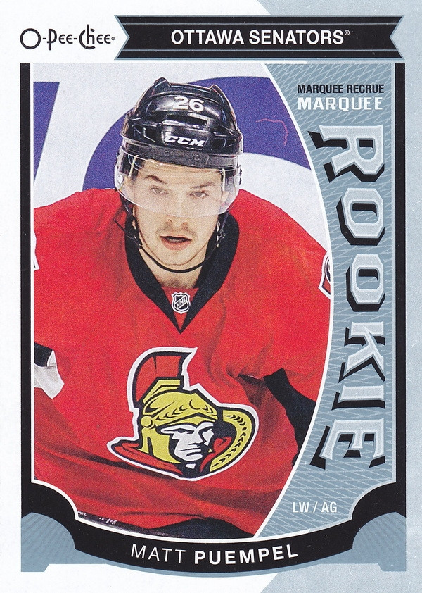 Hockey card Matt Puempel