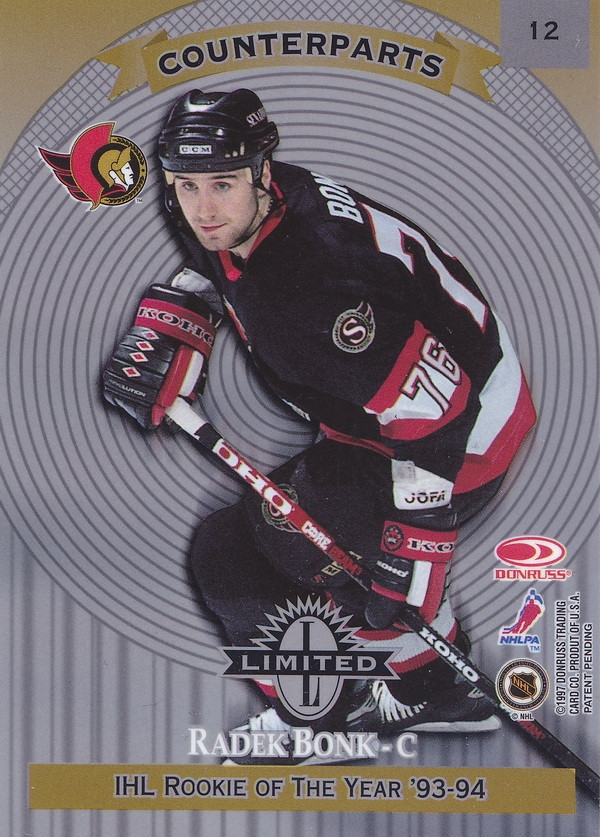 Hockey card Radek Bonk