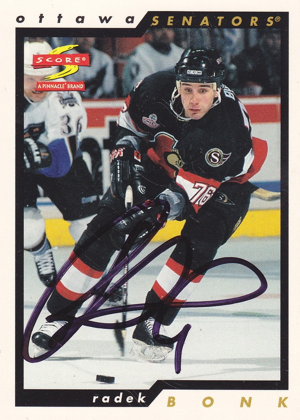 Hockey card Radek Bonk