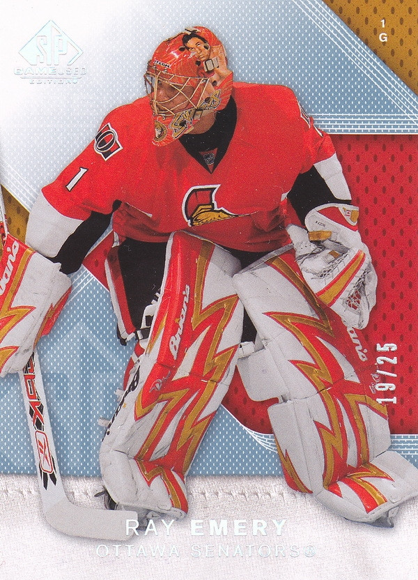 Hockey card Ray Emery