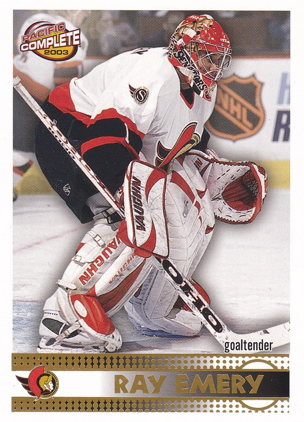 Hockey card Ray Emery